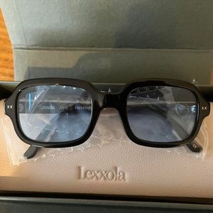 Brand New Lexxola Jordy Sunglasses in Black / Blue